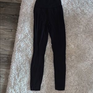 Extra high rise black lululemon leggings